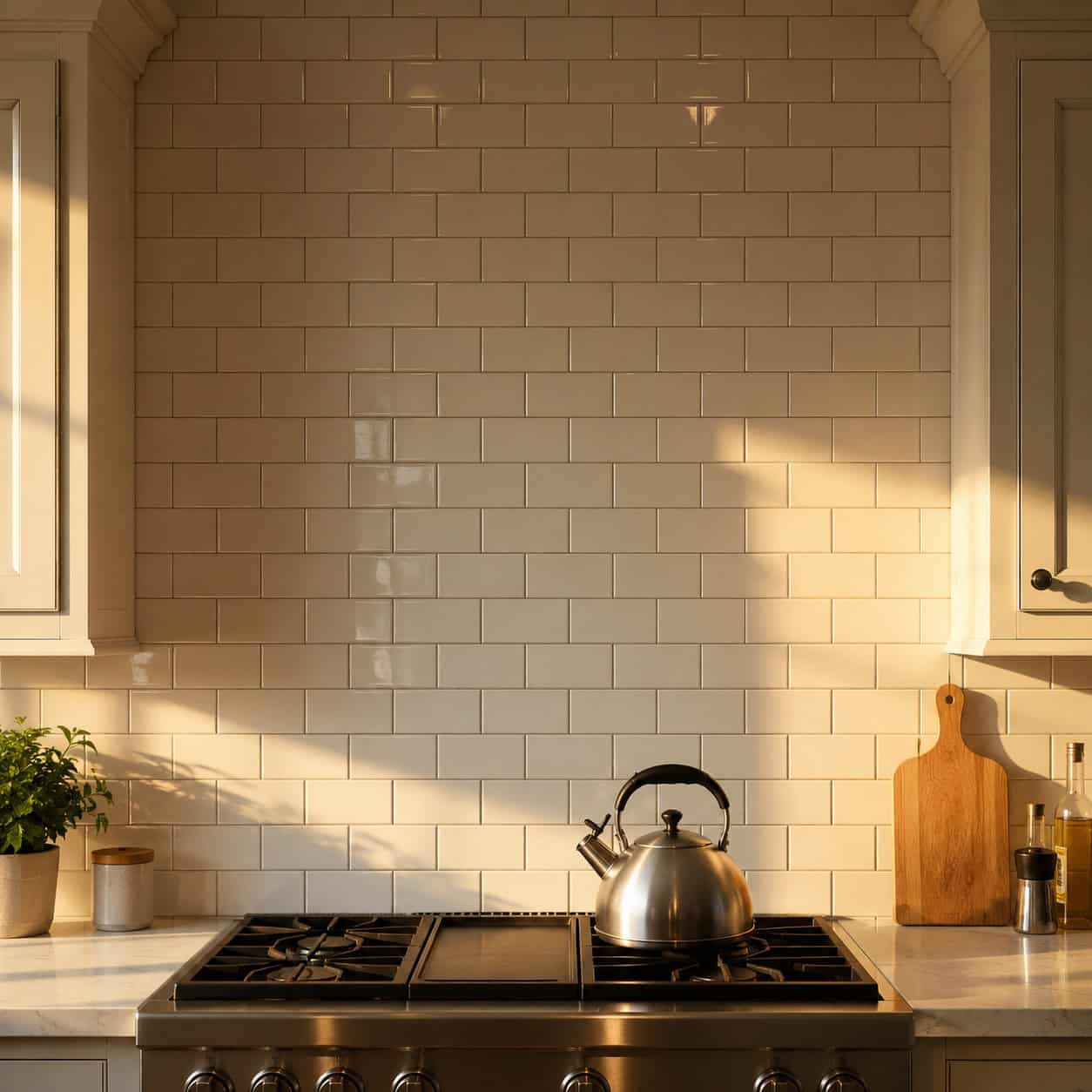 A Full-Height Backsplash