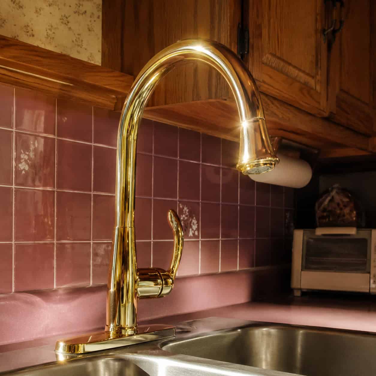 High-Shine Polished Brass and Bright Gold Faucets