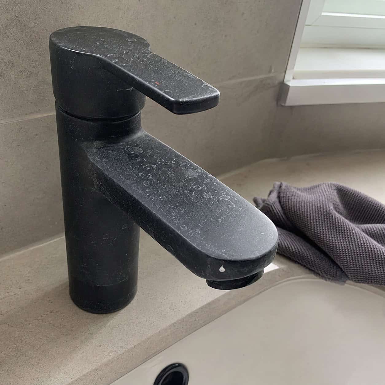 Matte Black Faucets and Hardware