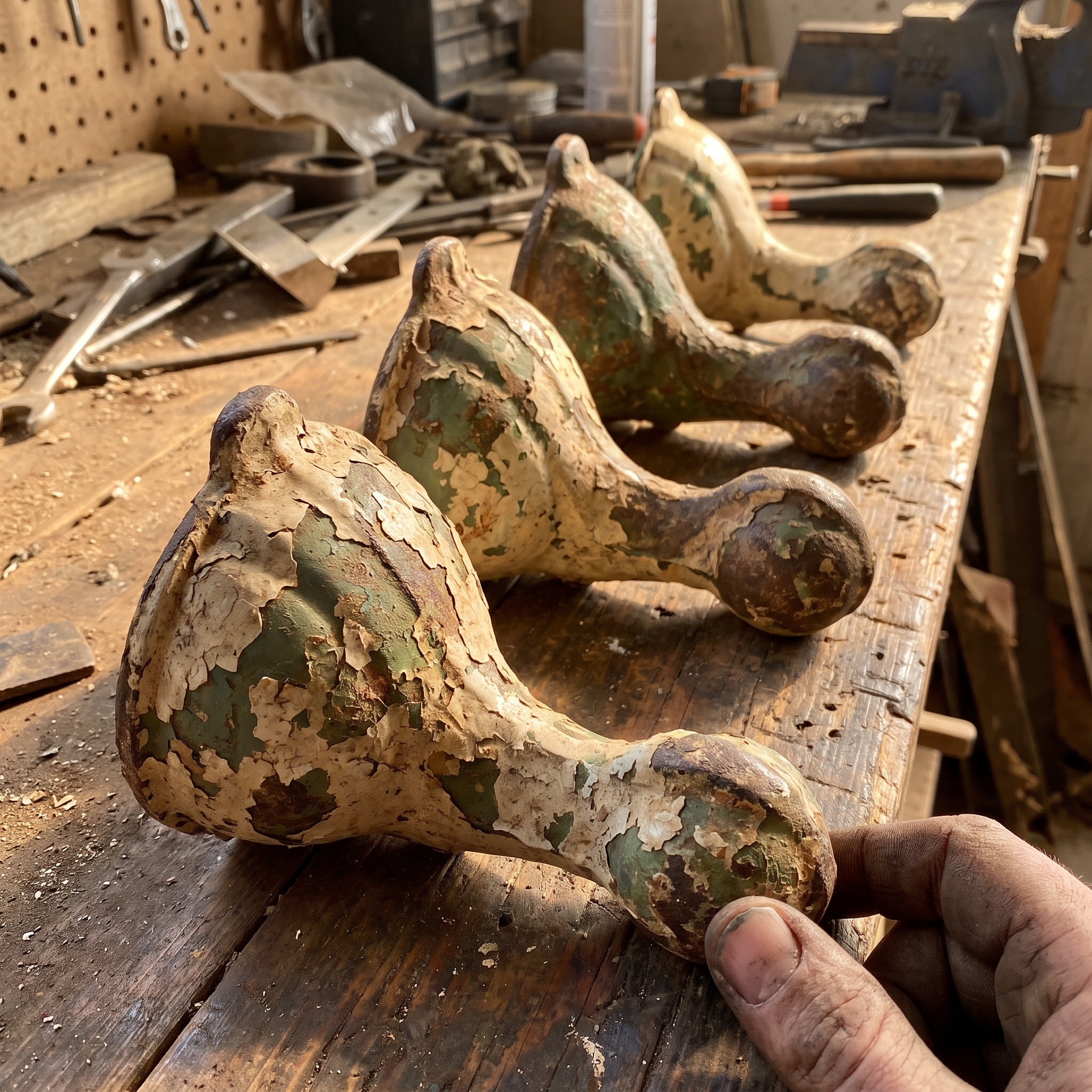 Original Ball-and-Claw and Lion-Paw Tub Feet