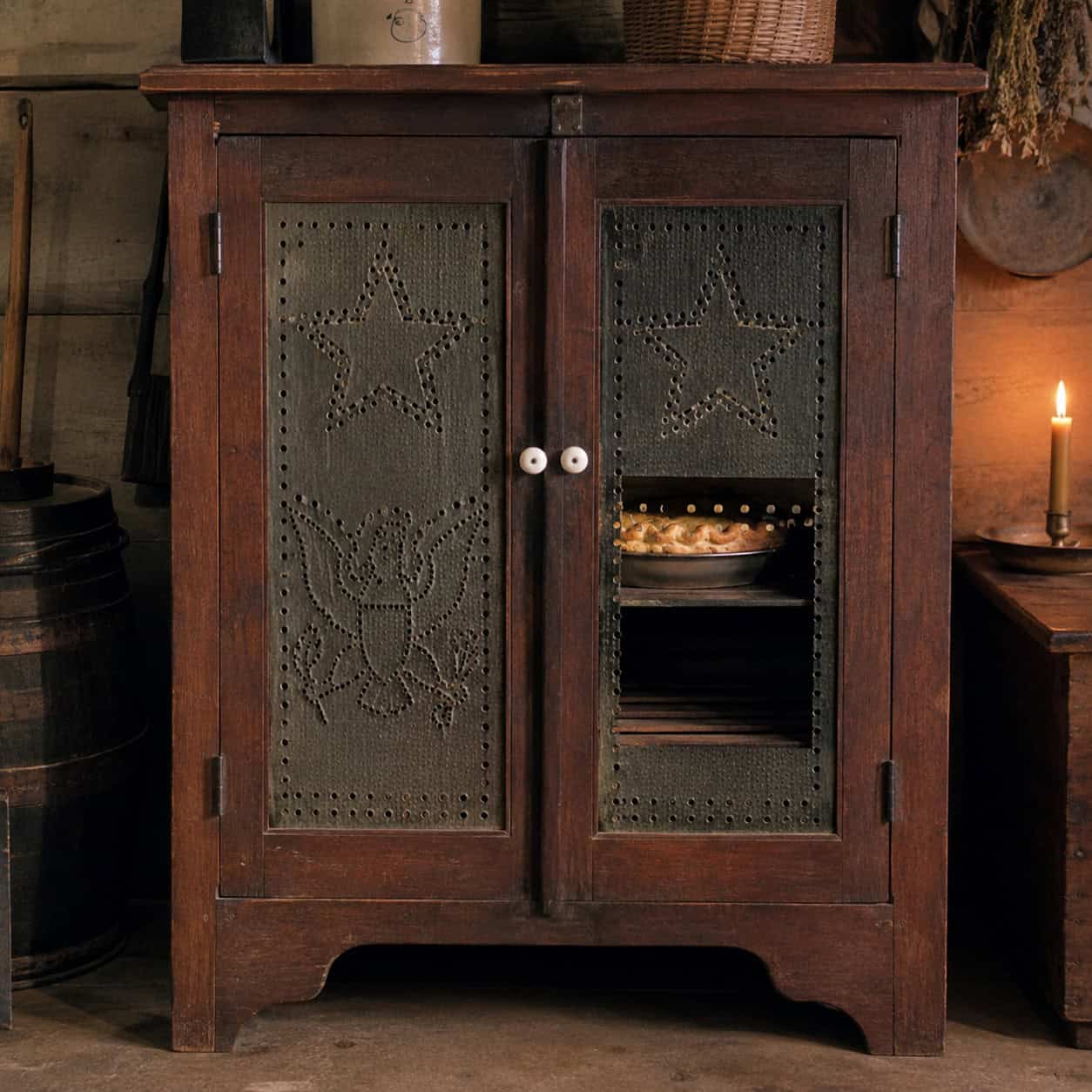 The Punched-Tin Pie Safe