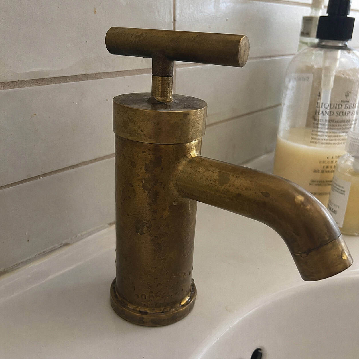 Unlacquered 'Living Finish' Brass
