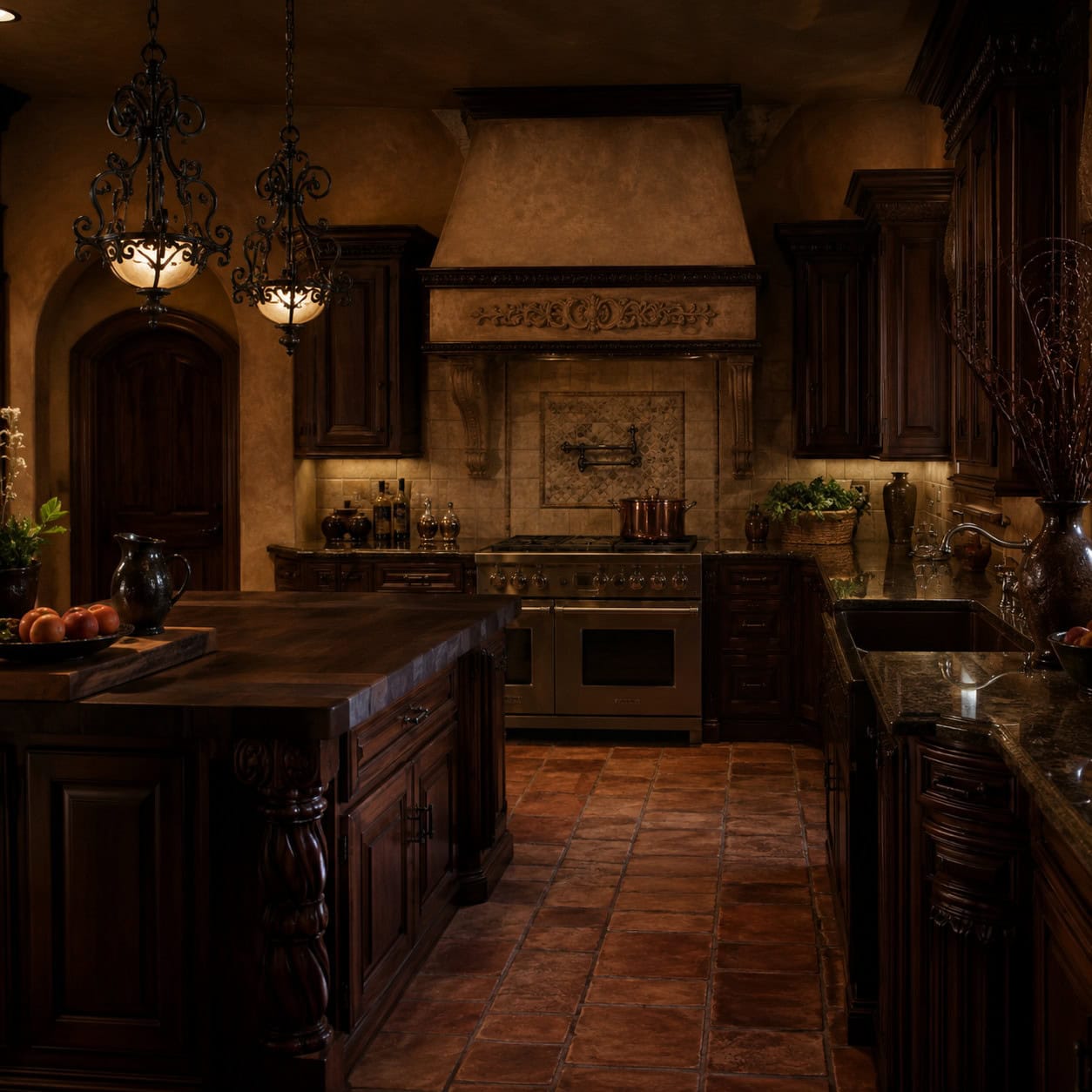 The Tuscan-Style Kitchen