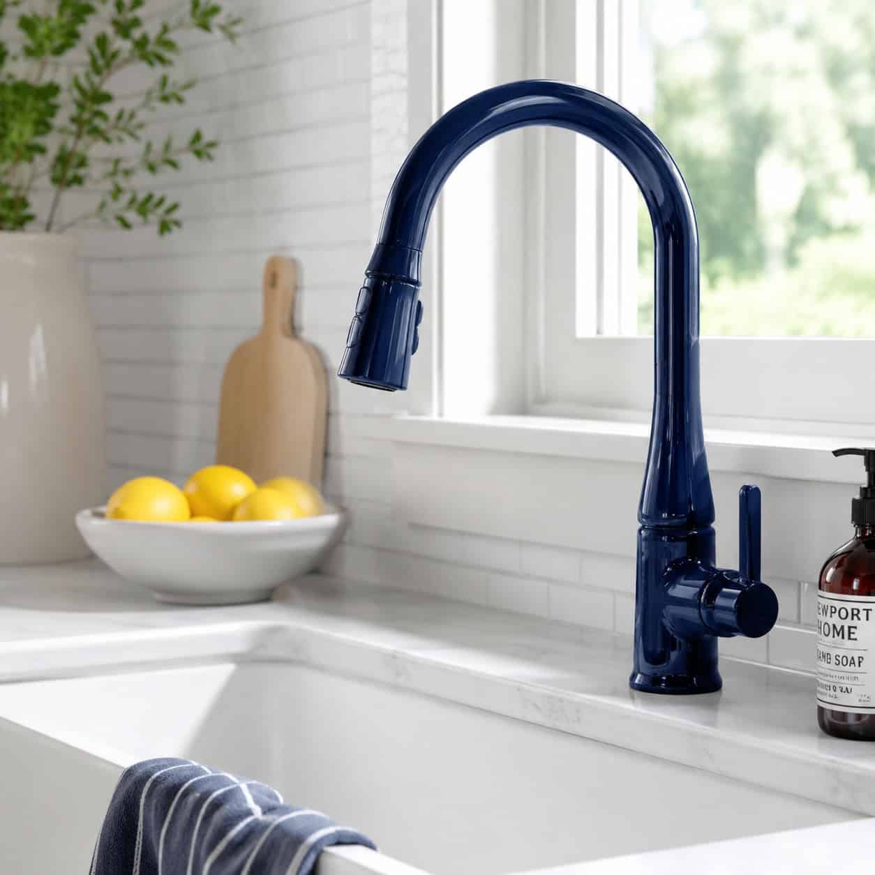 Bold Colored or Painted Faucets