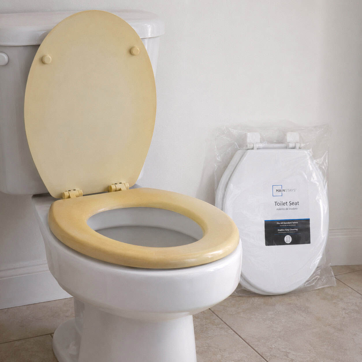 The Yellowed Plastic Toilet Seat
