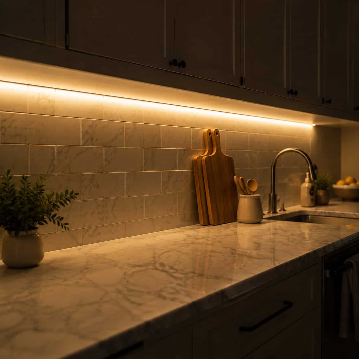 Add Under-Cabinet Lighting