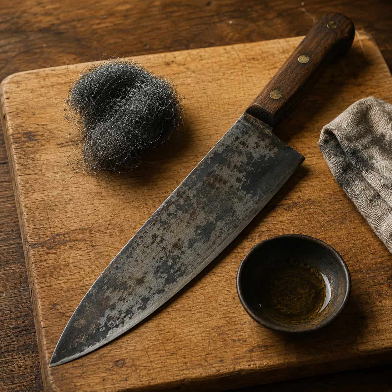 Carbon Steel Chef's Knife