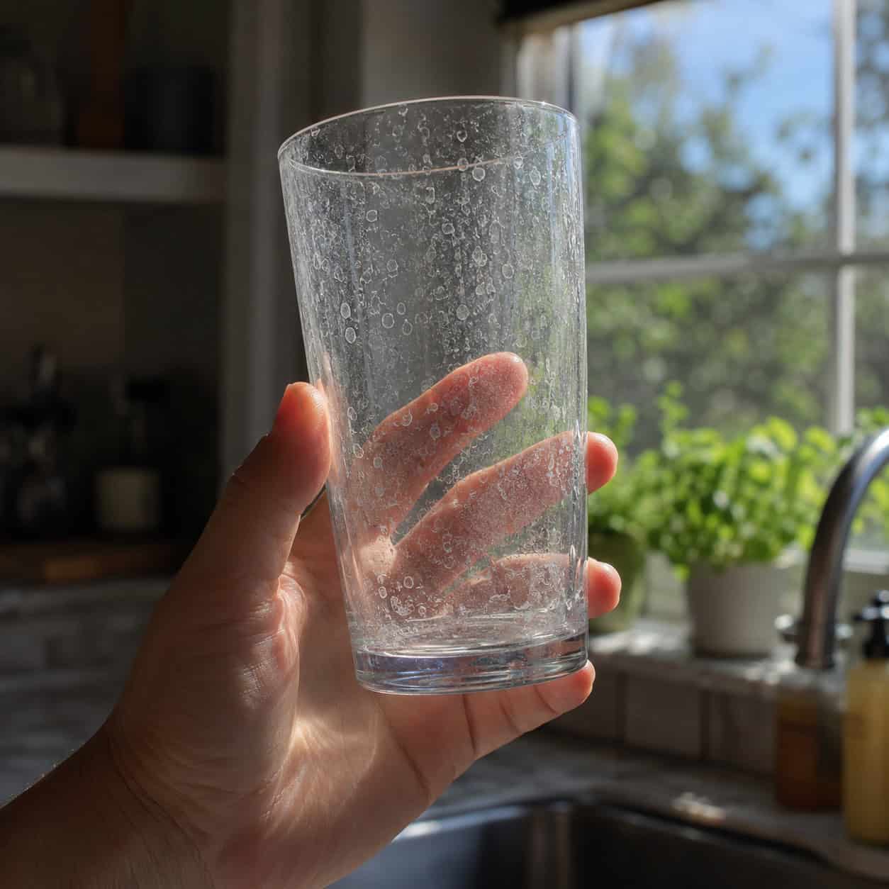 The Cloudy Film on Your Drinking Glasses