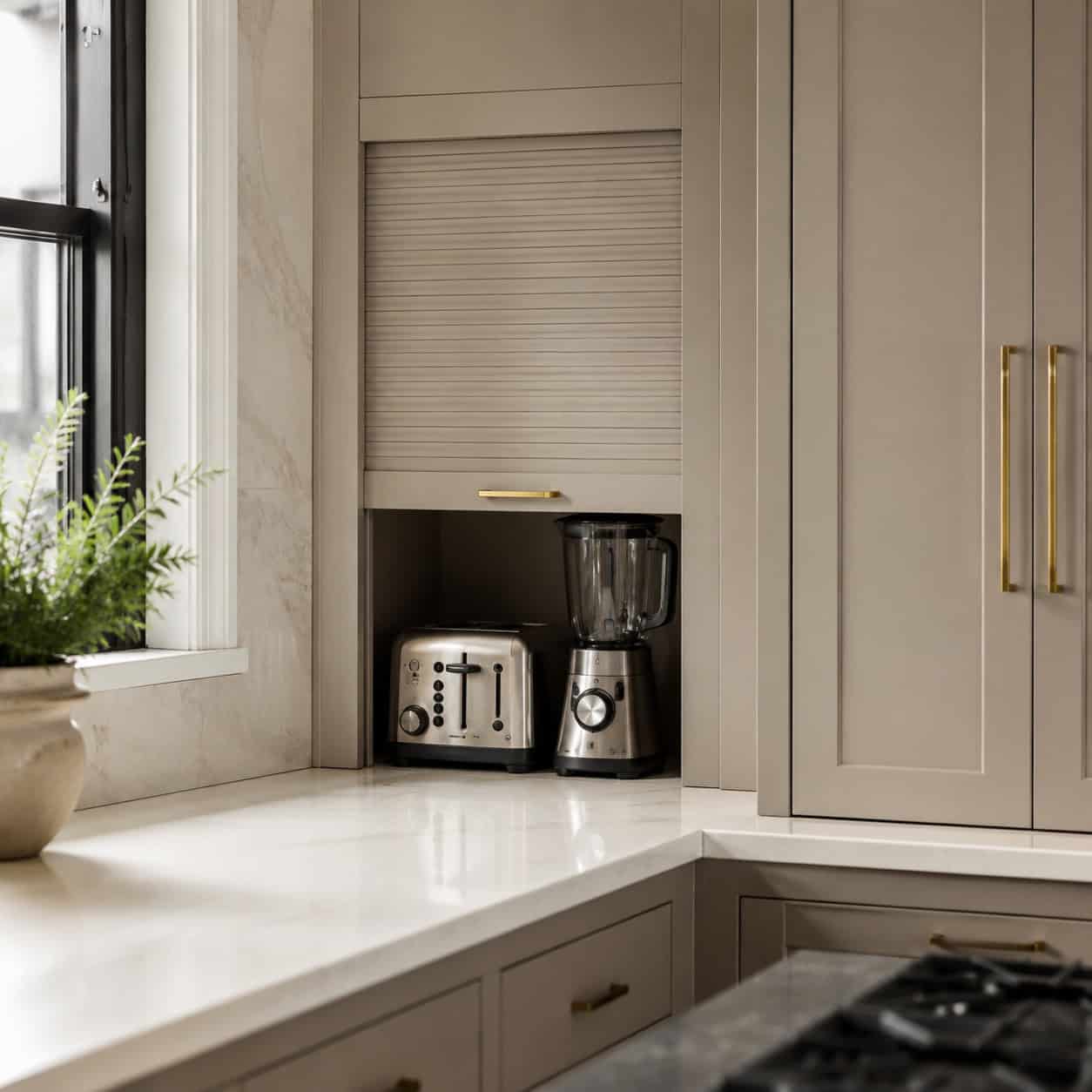 Appliance Garages & Counter-to-Floor Cabinetry