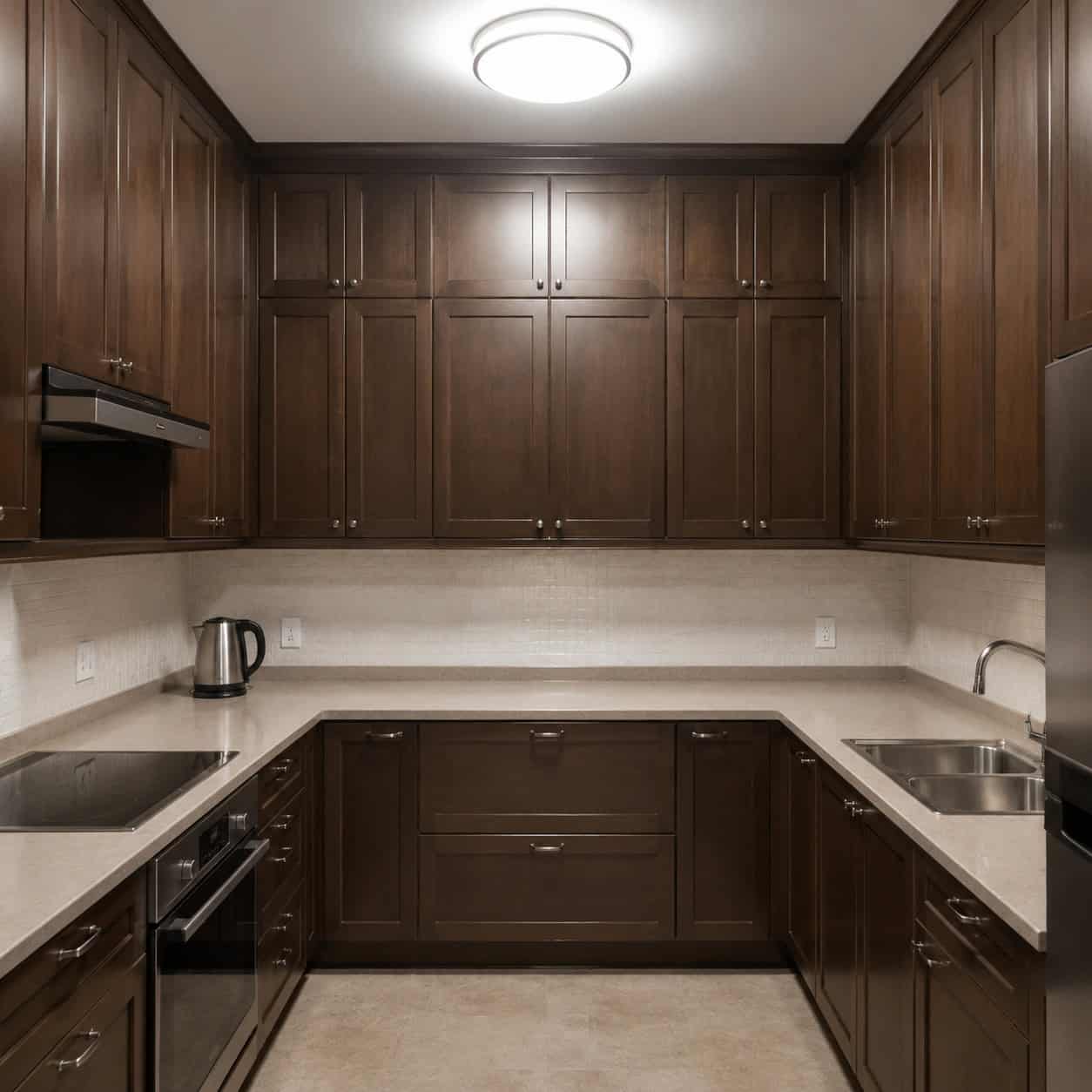 Wall-to-Wall Upper Cabinetry