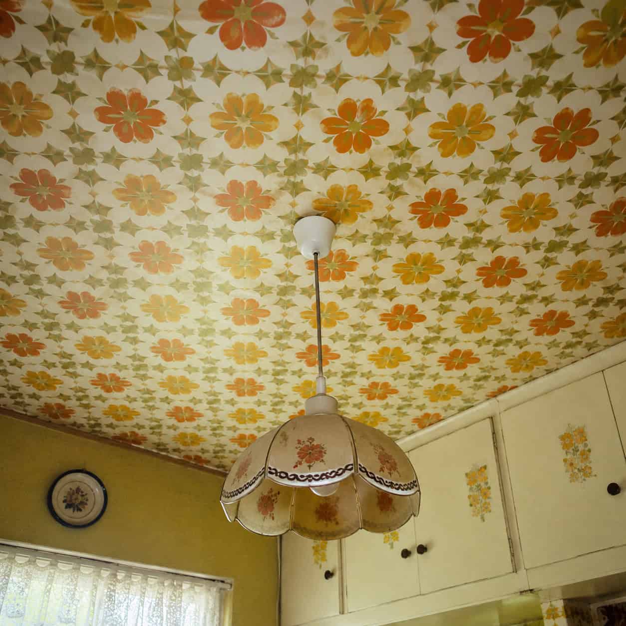 A Wallpapered Ceiling