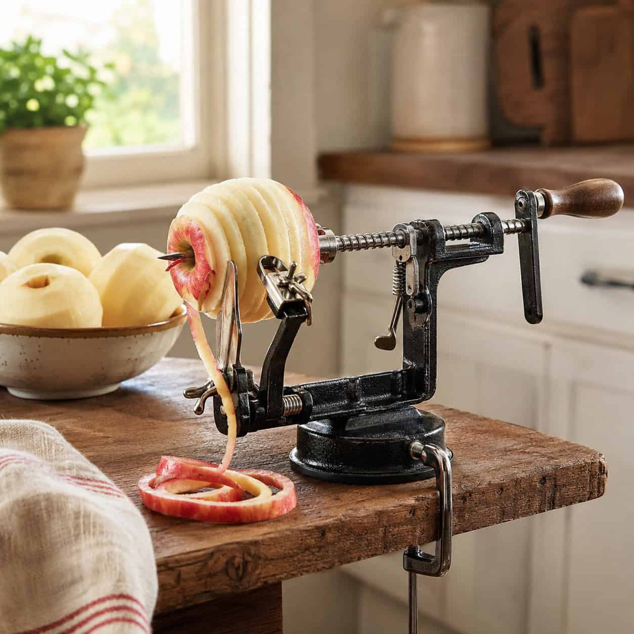 Cast-Iron Apple Peeler-Corer
