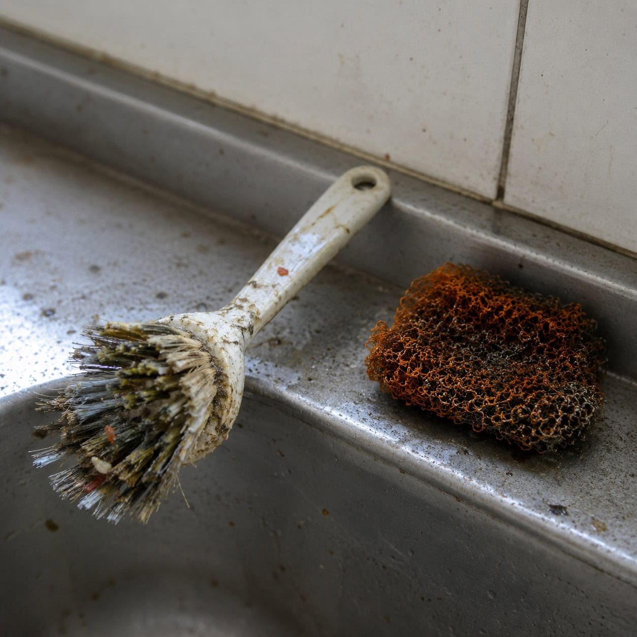 The Dish Brush or Scrubber