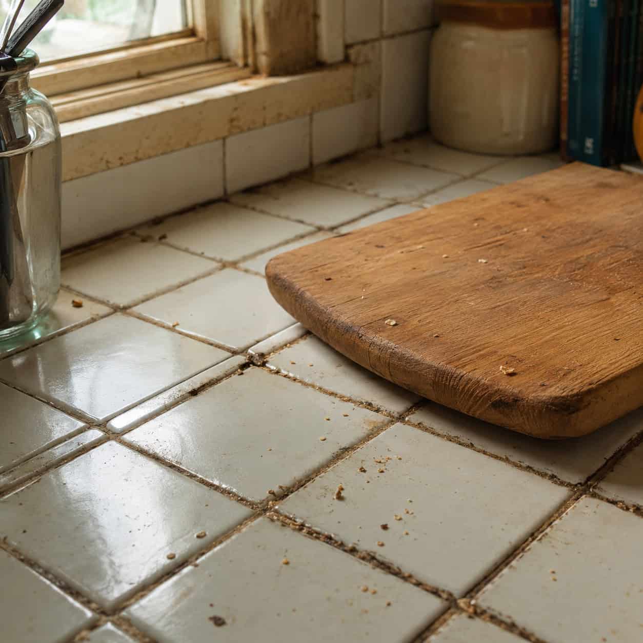 Tiled countertops