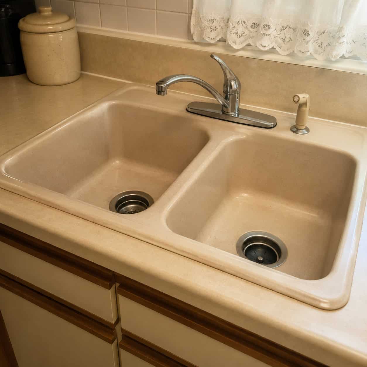 Almond, Bisque, and Biscuit Colored Sinks
