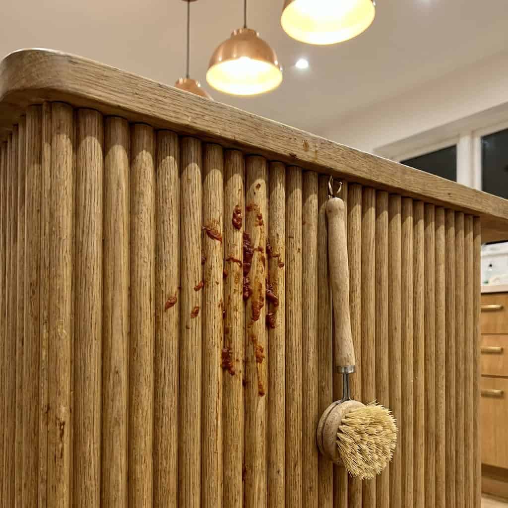 Fluted cabinet and island fronts