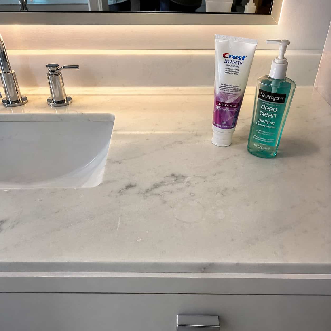 White Marble Vanity Countertops