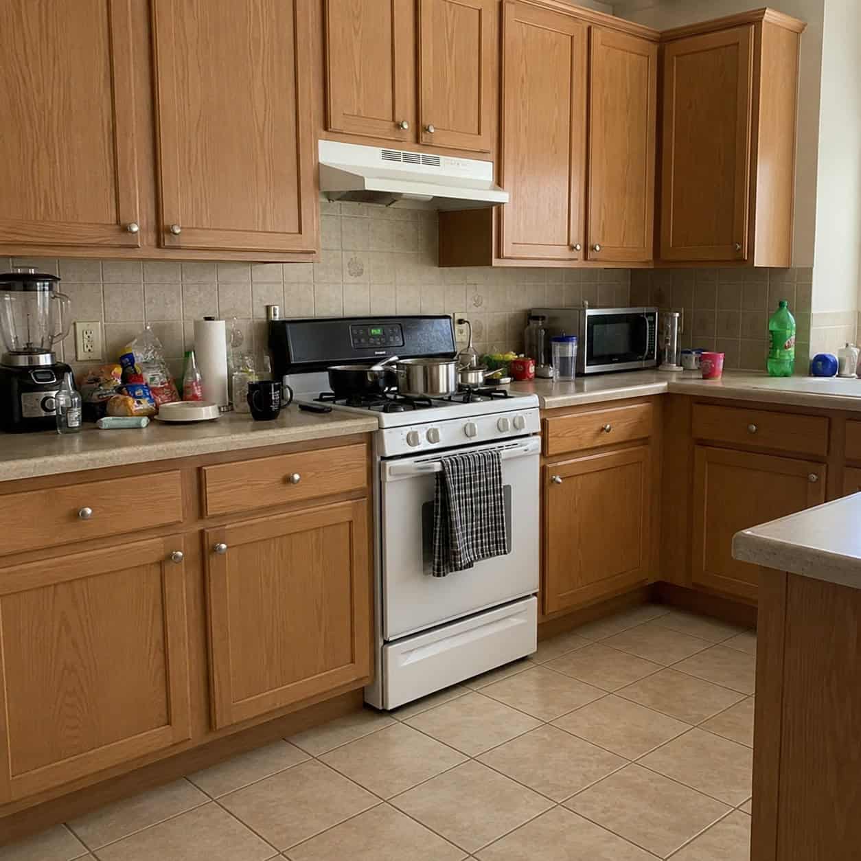 Matching The Backsplash To The Floor (Beige-On-Beige)