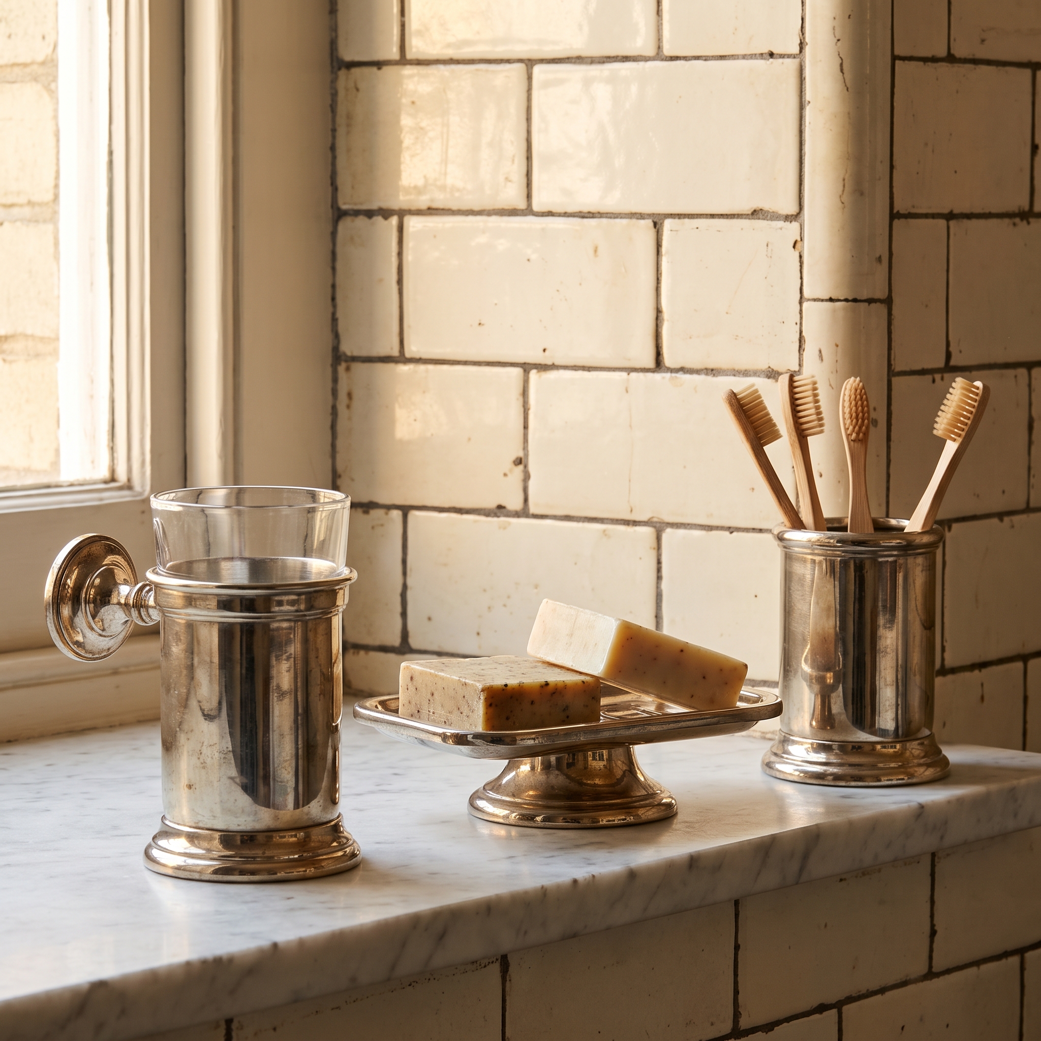 Nickel-Plated Brass Accessory Sets