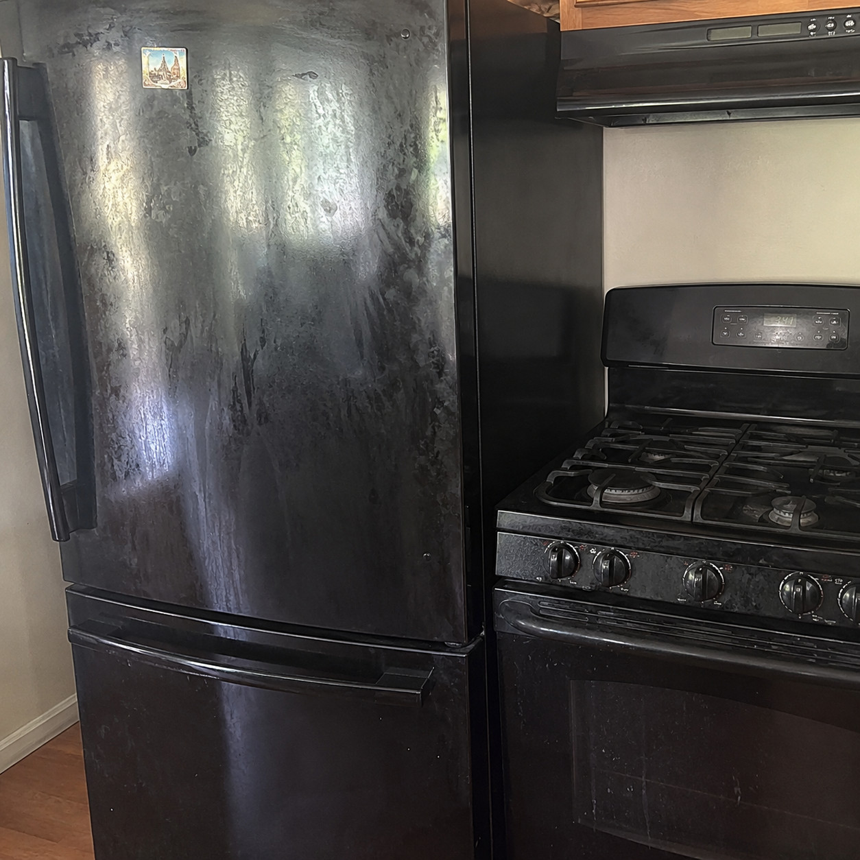 Black appliances