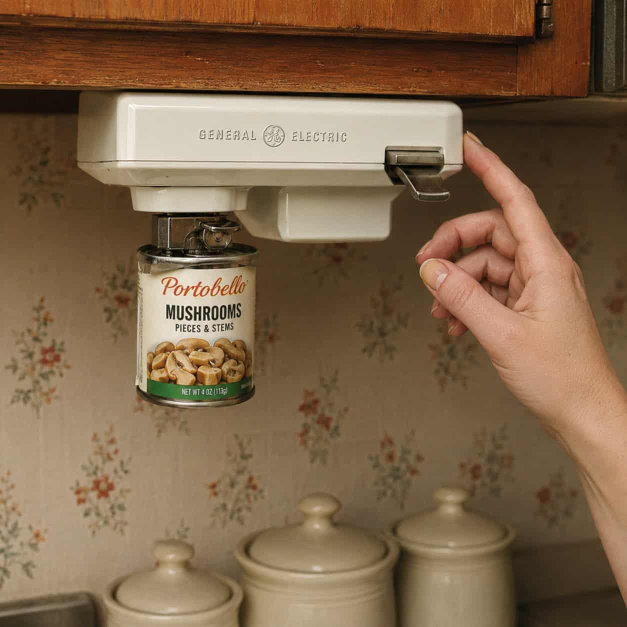 The Under-Cabinet Electric Can Opener