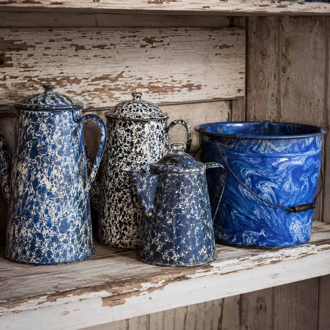 Antique Graniteware & Enamelware