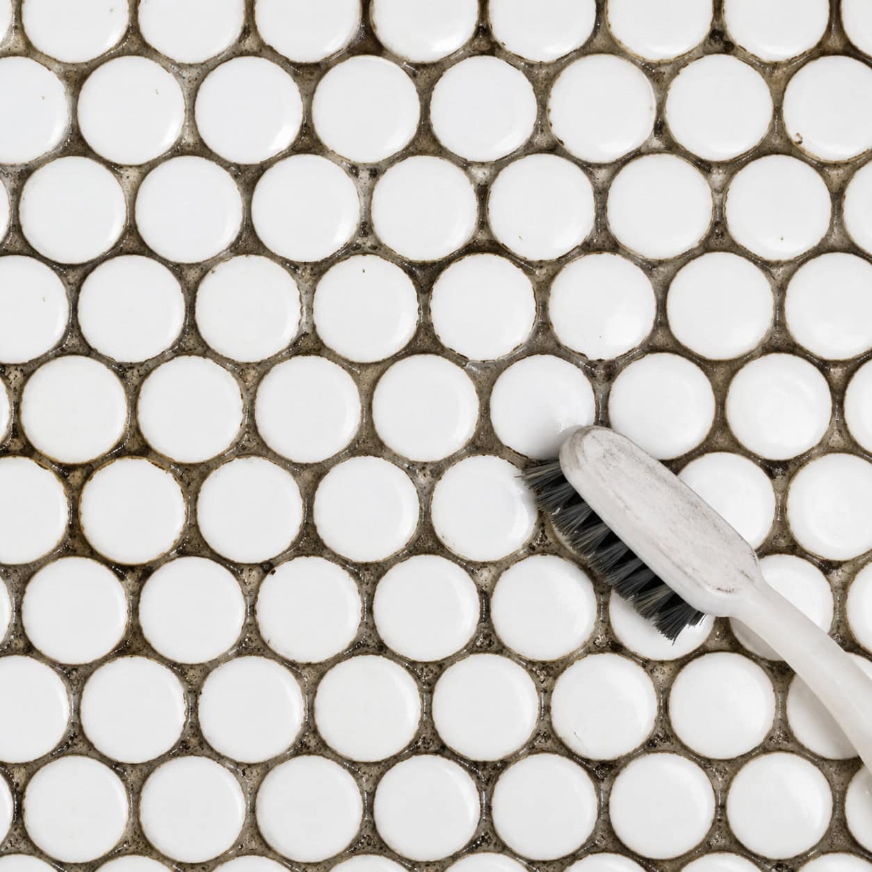 Intricate Mosaic Tile With Endless Grout Lines