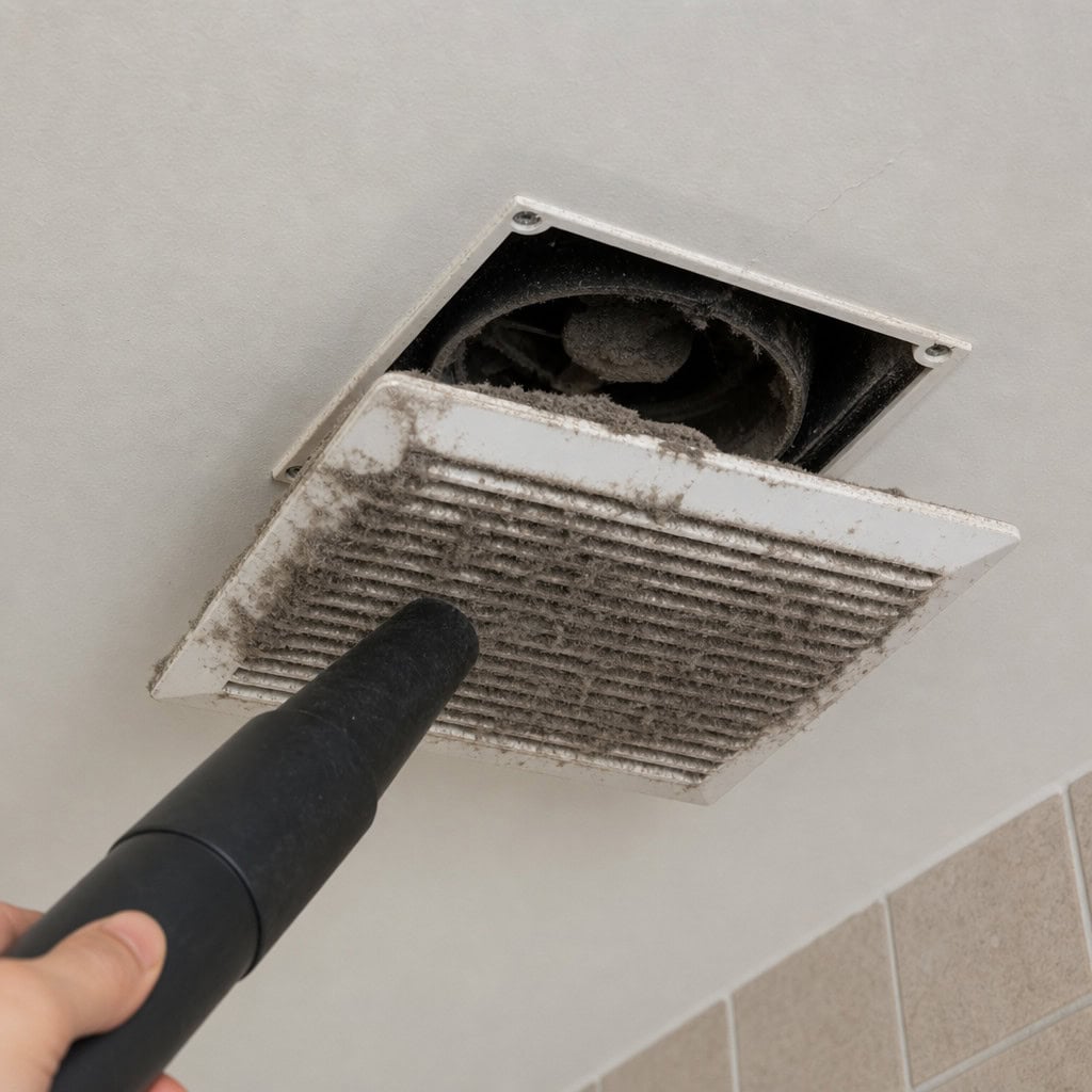 The Dusty Exhaust Fan Grille