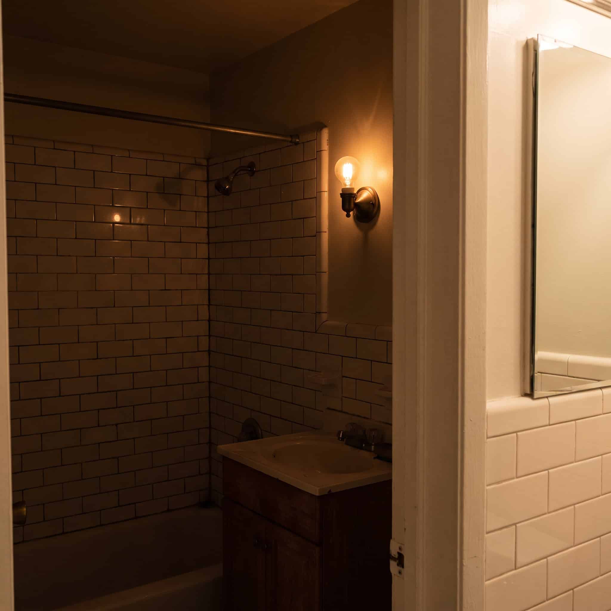 Dim, Yellow Lighting