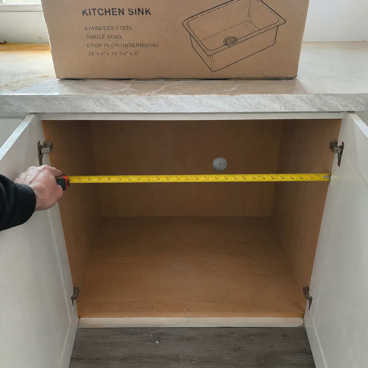 Ignoring the Cabinet Width