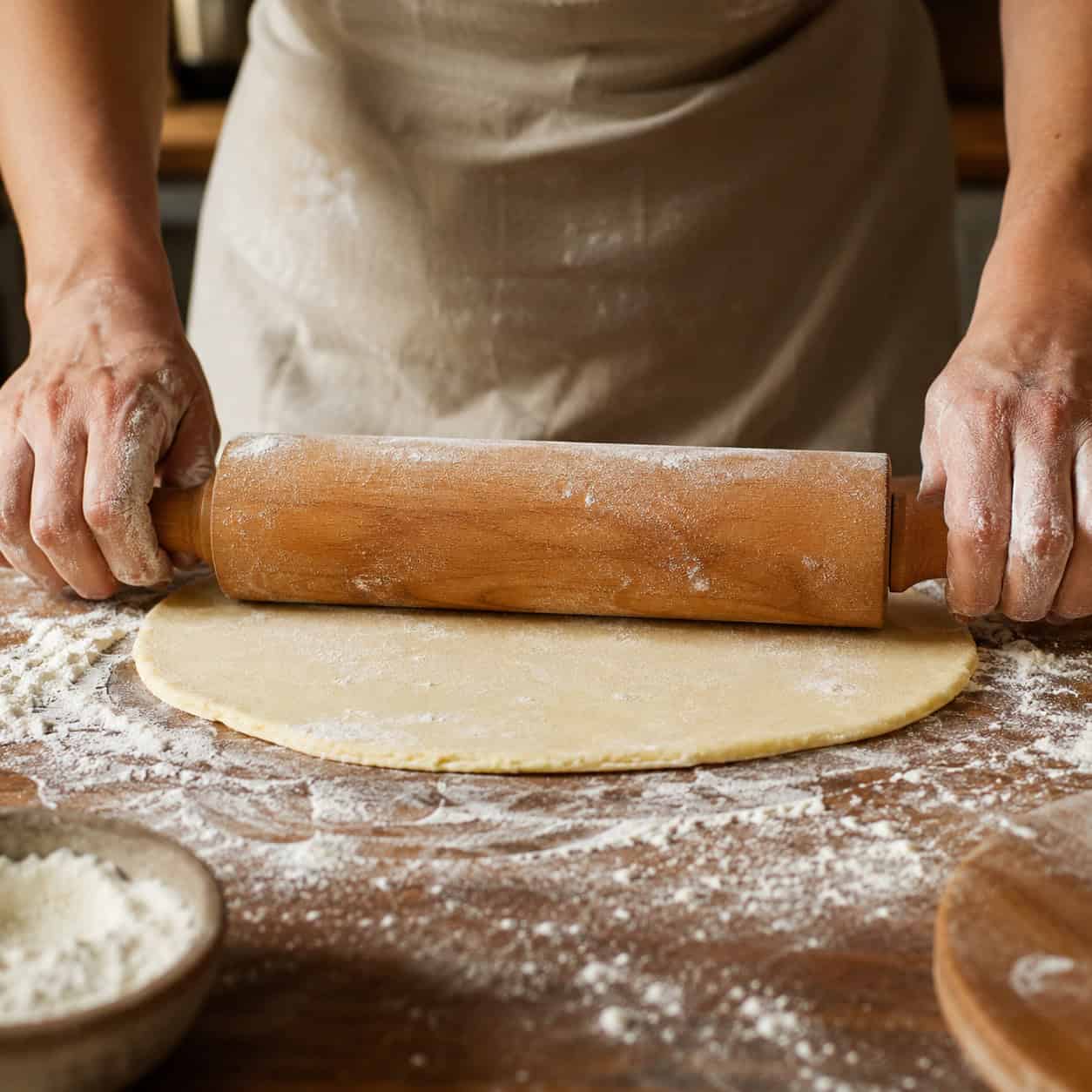 Solid Wooden Rolling Pin
