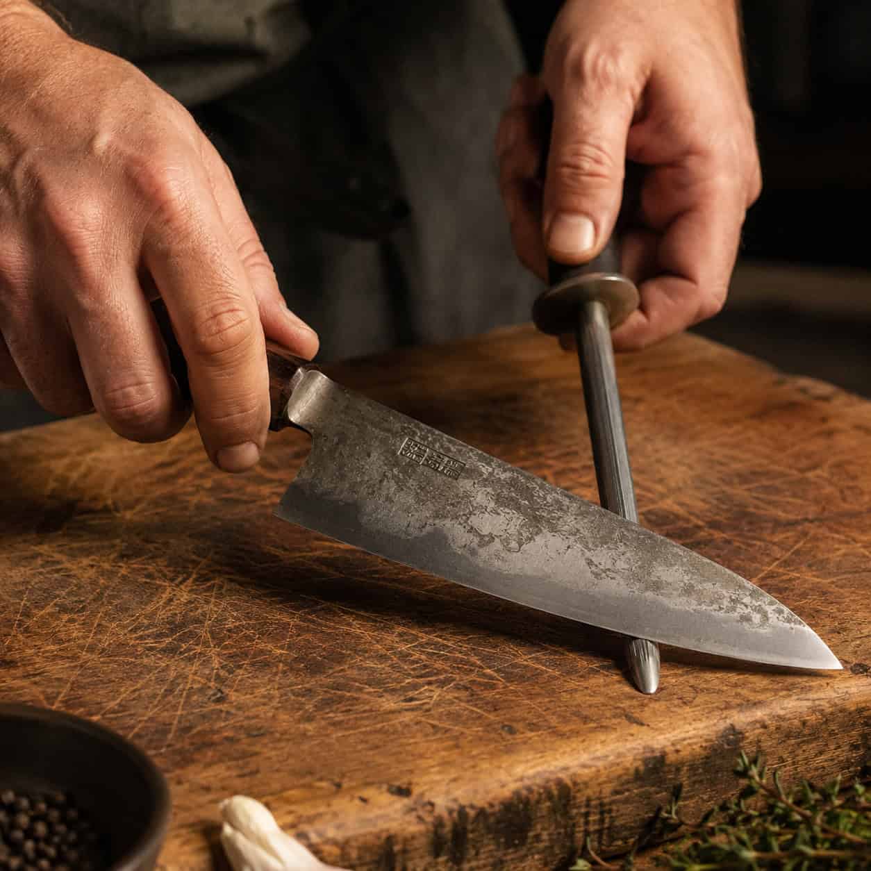 Carbon-Steel Chef's Knives (Sabatier, F. Dick)