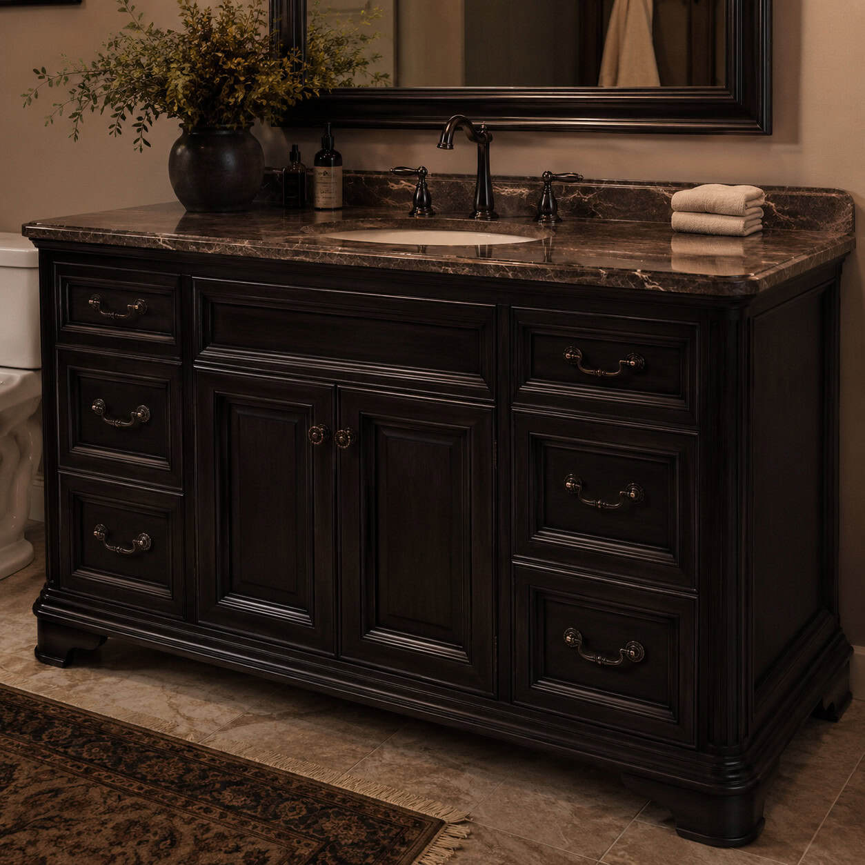 Dark Espresso 'Furniture-Style' Vanities