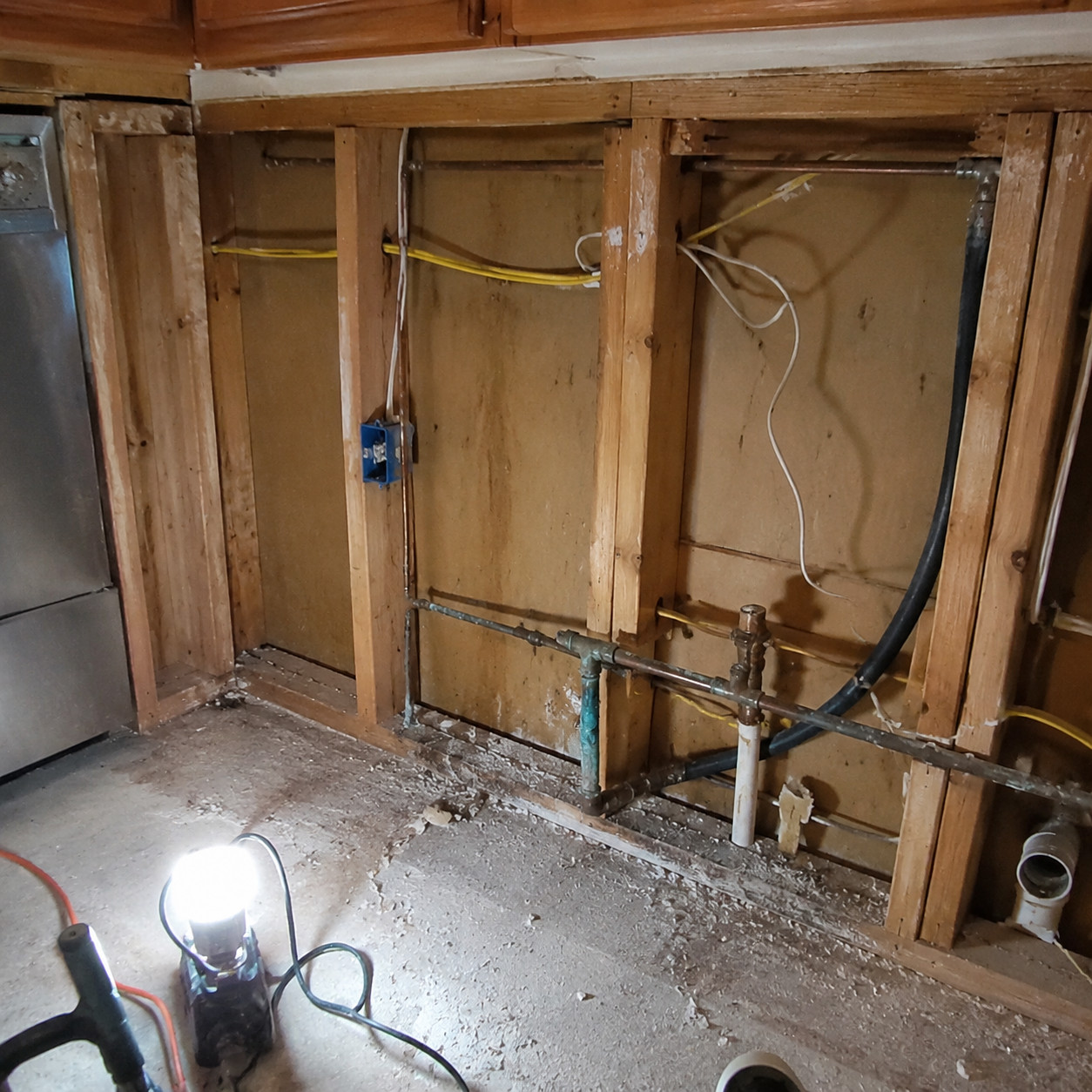 Not Updating The Wiring And Plumbing Behind The Walls