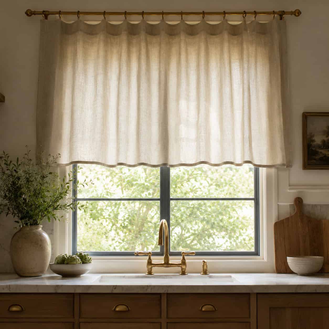 Add a Valance or Raise Window Treatments