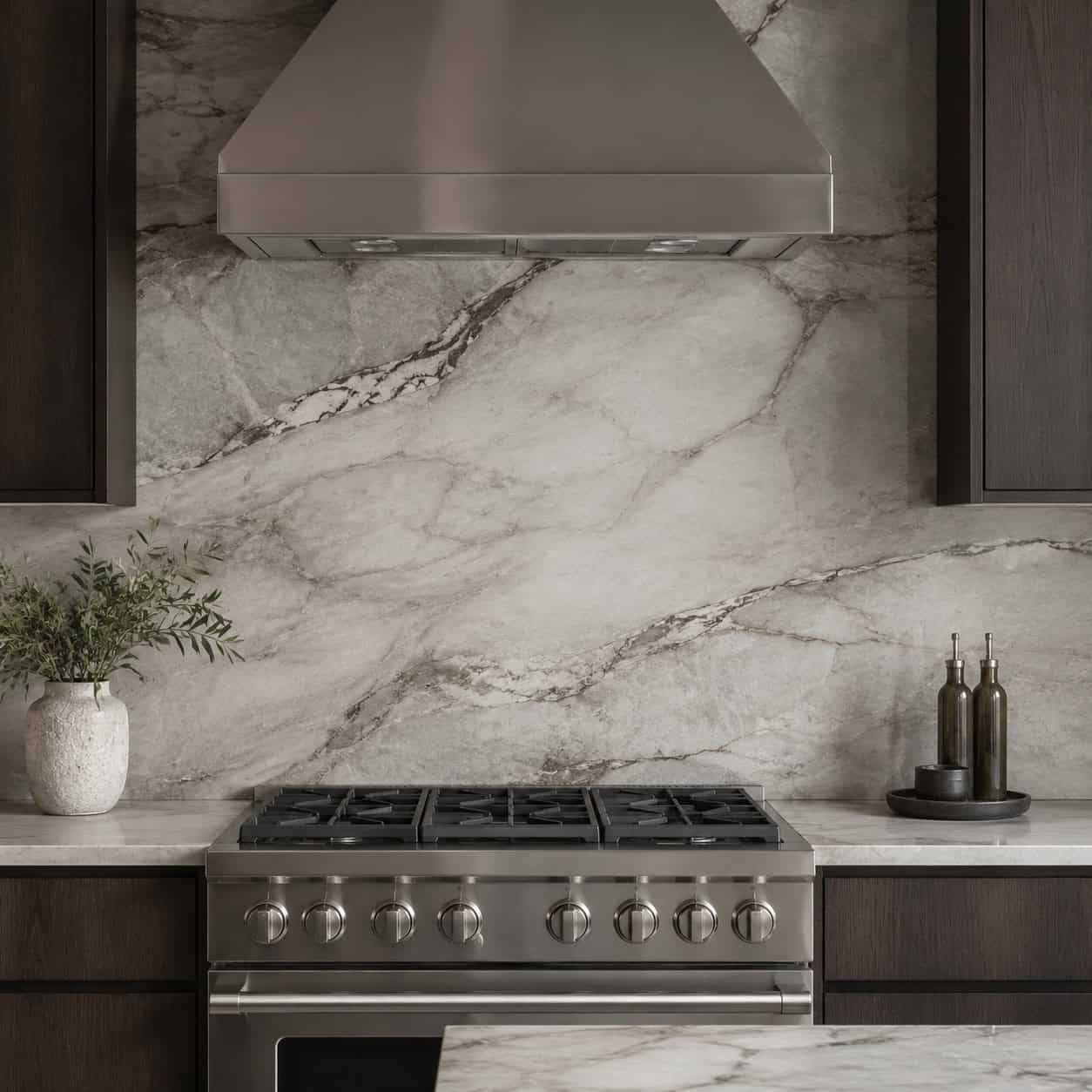 The Full-Height Slab Backsplash