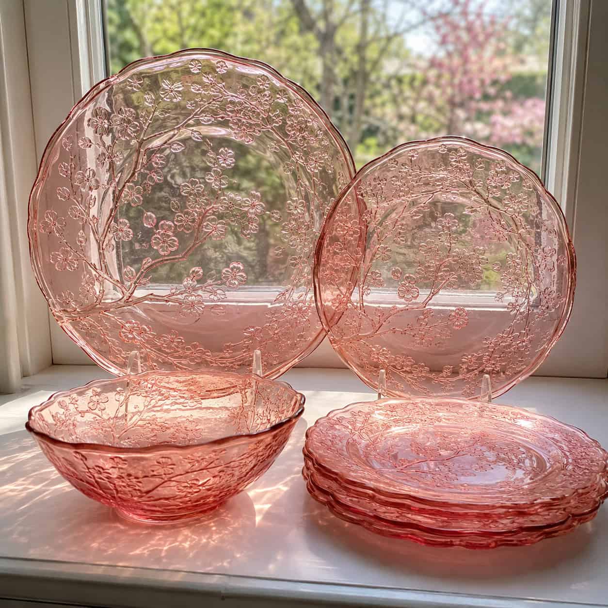 Pink Depression 'Cherry Blossom' by Jeannette