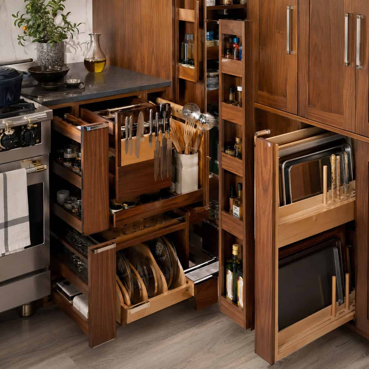 Ultra-Custom Cabinetry Built Around One Cook
