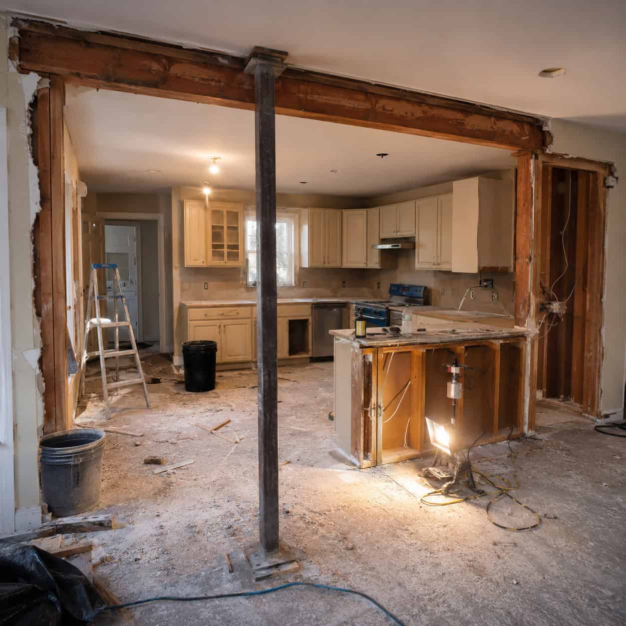 Knocking Down the Wall for Open Concept