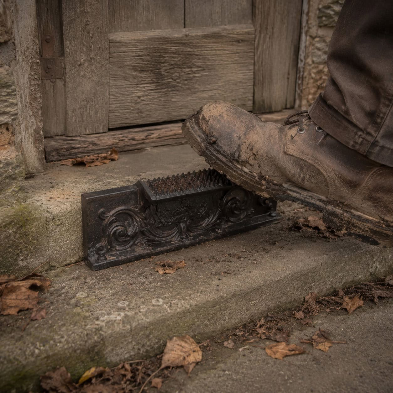 The Cast-Iron Boot Scraper
