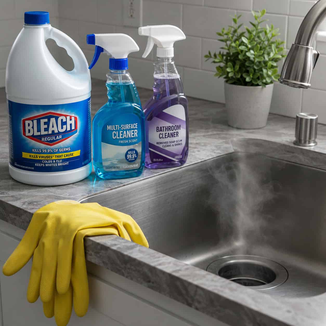 Bleach & Harsh Cleaning Chemicals