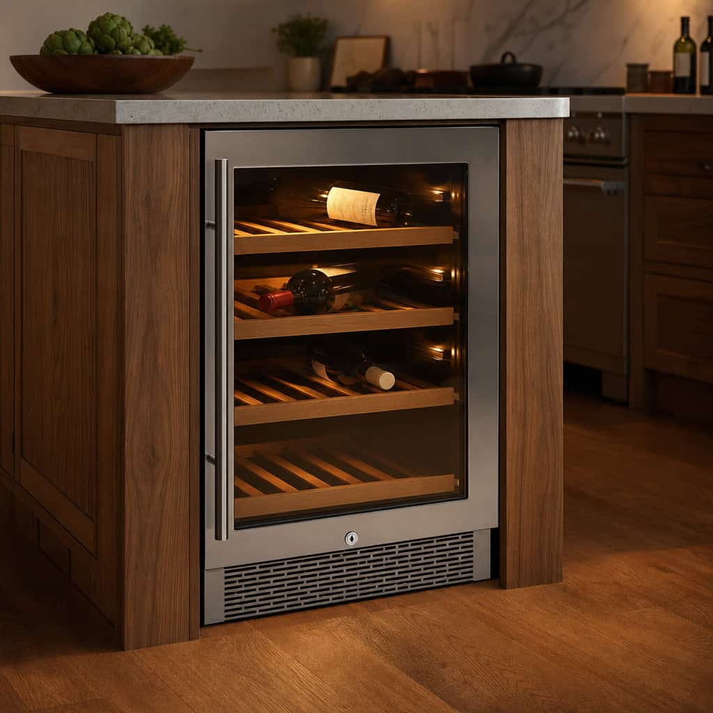 The Wine Fridge in the Island