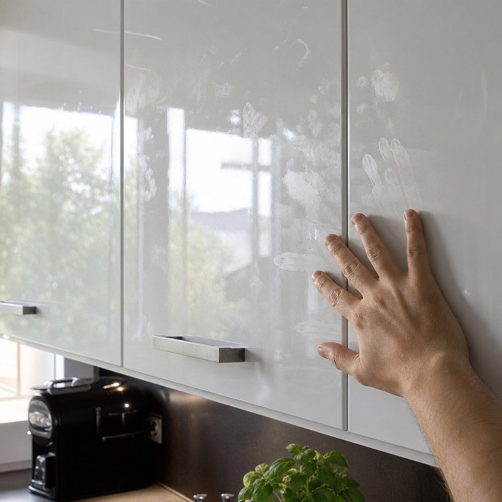 High-Gloss Lacquered Cabinets