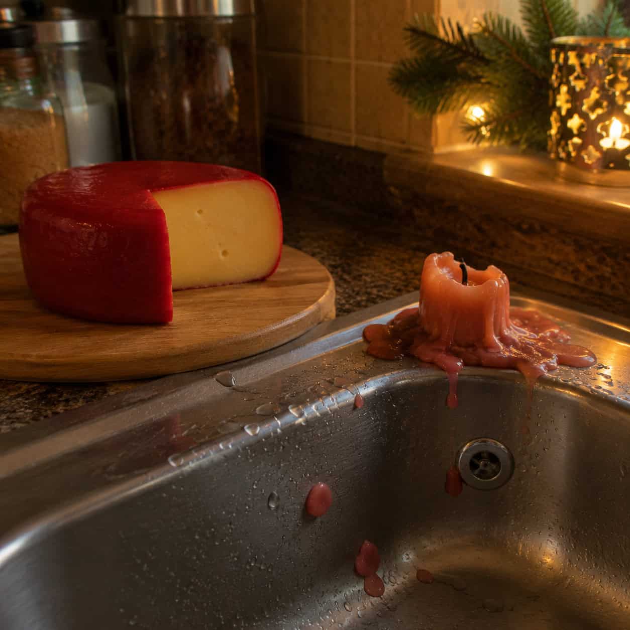 Wax (Candle or Cheese Rind Wax)