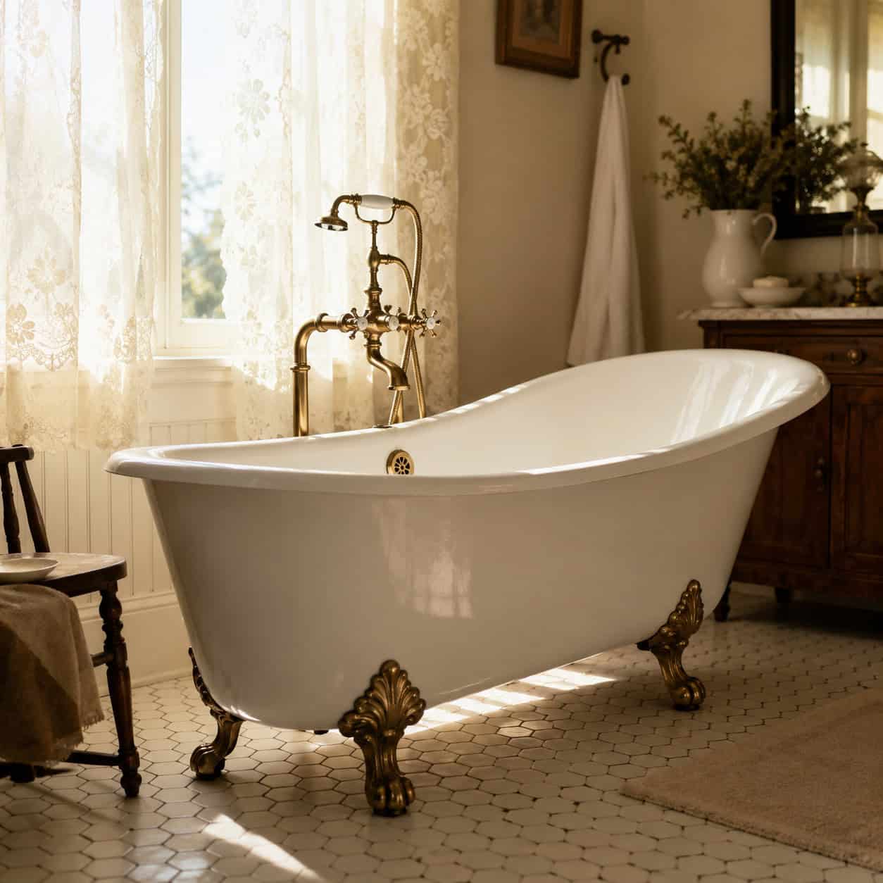 Cast-Iron Clawfoot Tub