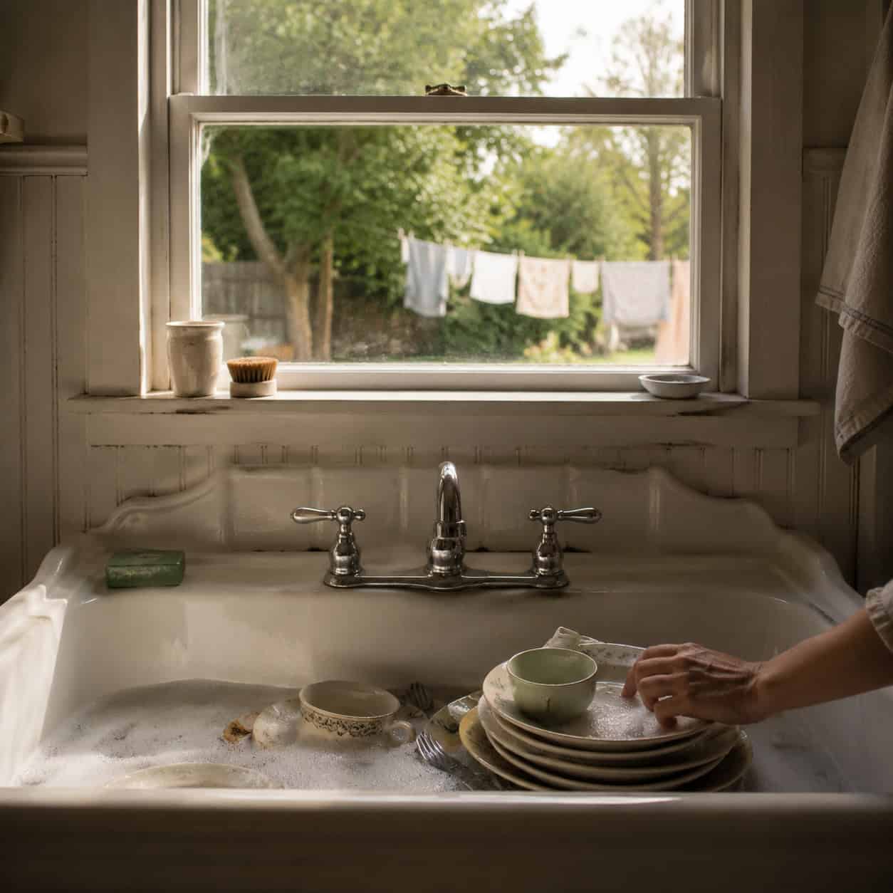 The Sink Sat Under the Window