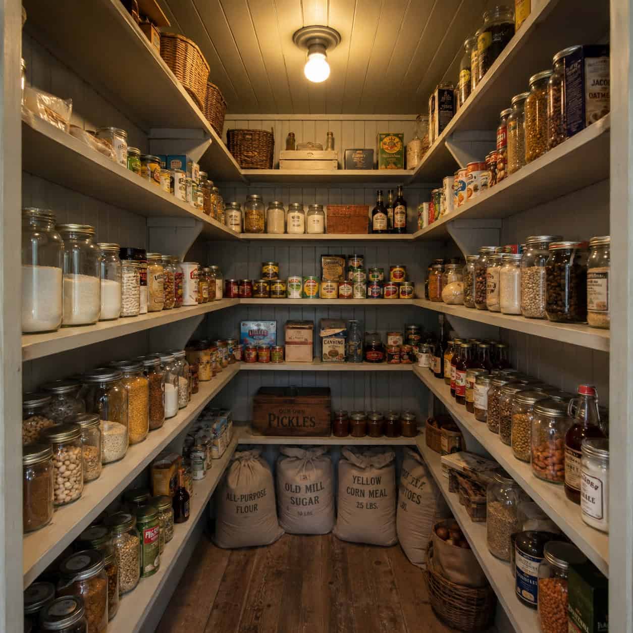 A Walk-In Pantry Instead of a Wall of Uppers
