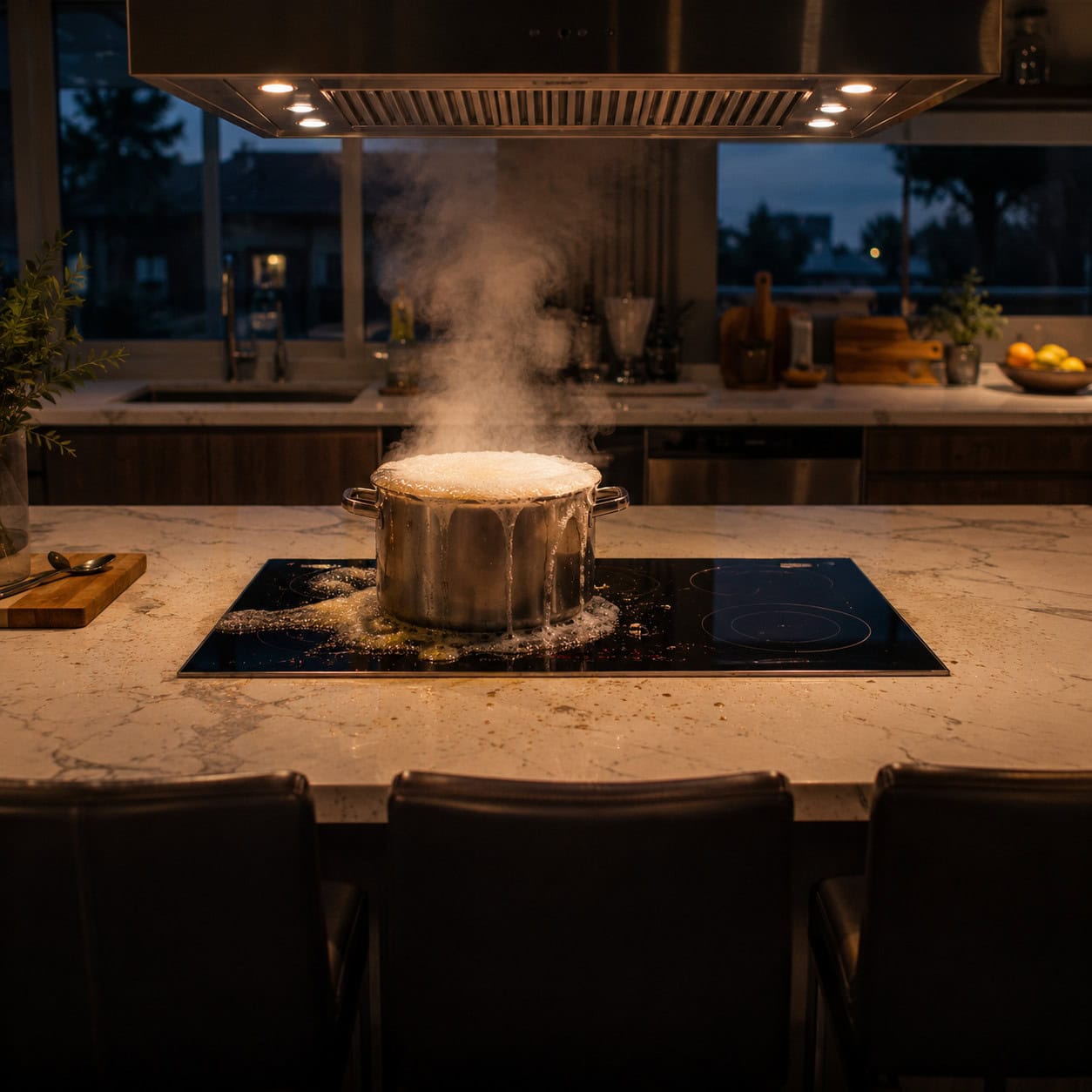 The Cooktop on the Island