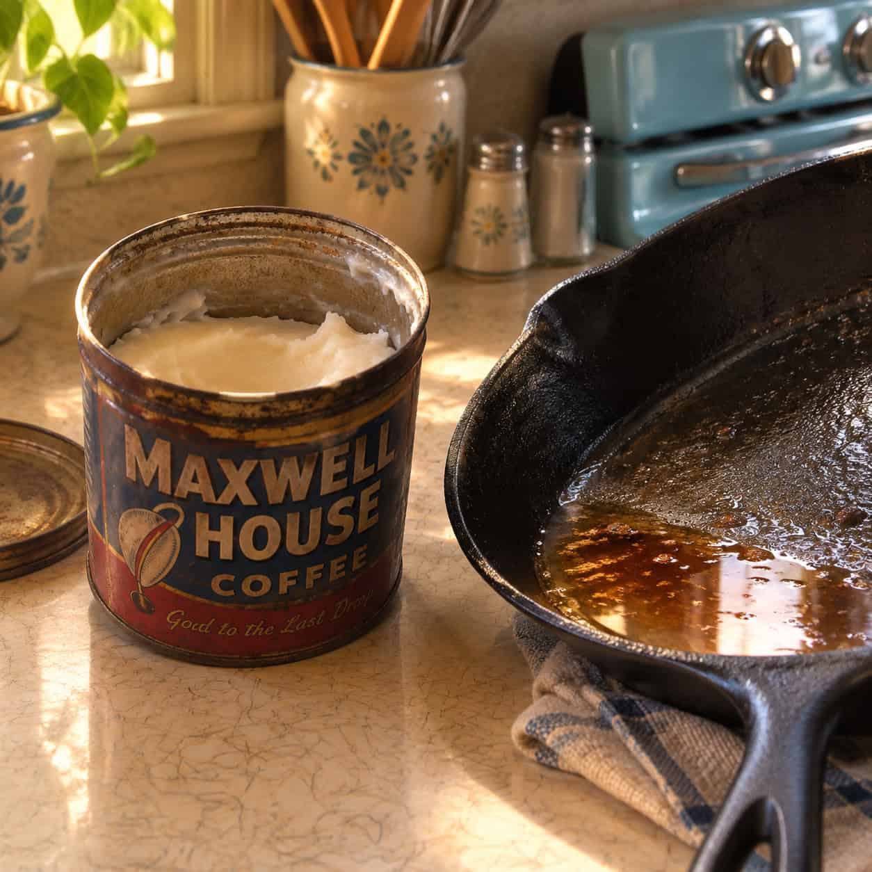 Bacon Grease Into the Coffee Can, Never Down the Drain