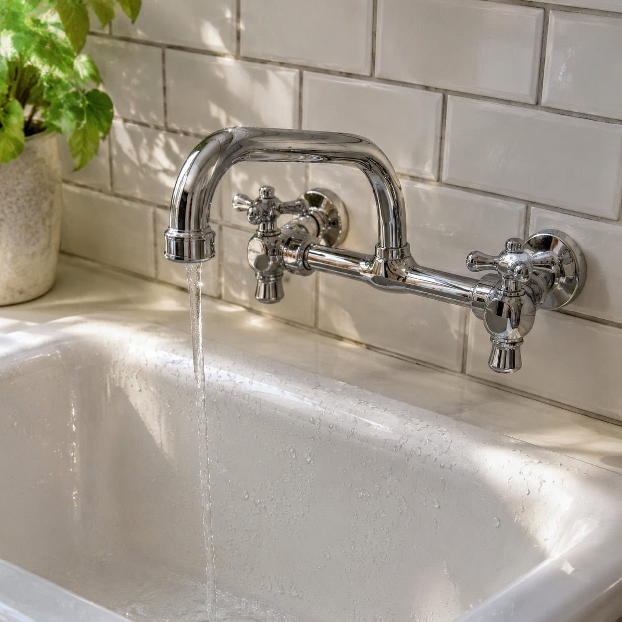 The Faucet Came Out of the Wall
